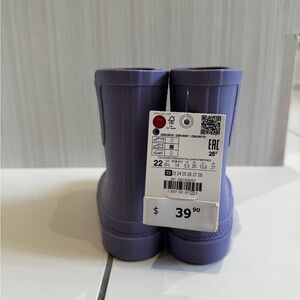 Zara Kids Lavender Rain Boots